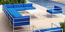 DecoScapes Delano Aluminum Modular Armless Lounge Chair