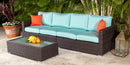 DecoScapes Lucaya Right Arm Loveseat With Standard Cushion