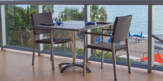 DecoScapes Fiji Wicker Dining Arm Chair