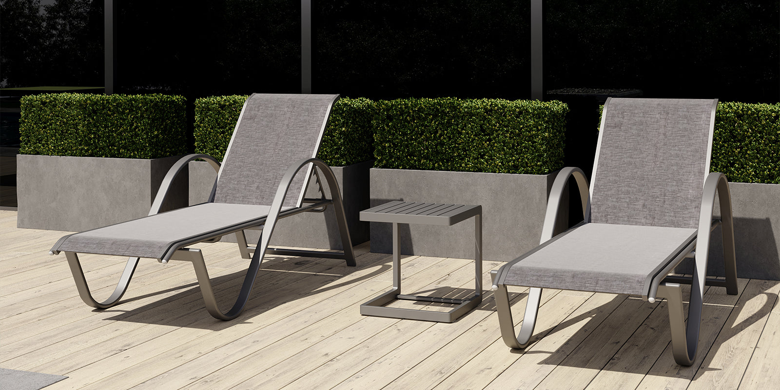 DecoScapes Lanai Aluminum Chaise