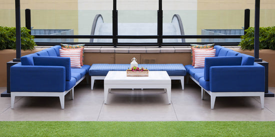 DecoScapes South Beach Small Square Coffee Table
