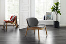 Greenington Danica Lounge Chair in Wheat Gray/Wheat Red