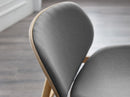 Greenington Danica Lounge Chair in Wheat Gray/Wheat Red