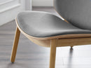 Greenington Danica Lounge Chair in Wheat Gray/Wheat Red