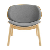Greenington Danica Lounge Chair in Wheat Gray/Wheat Red