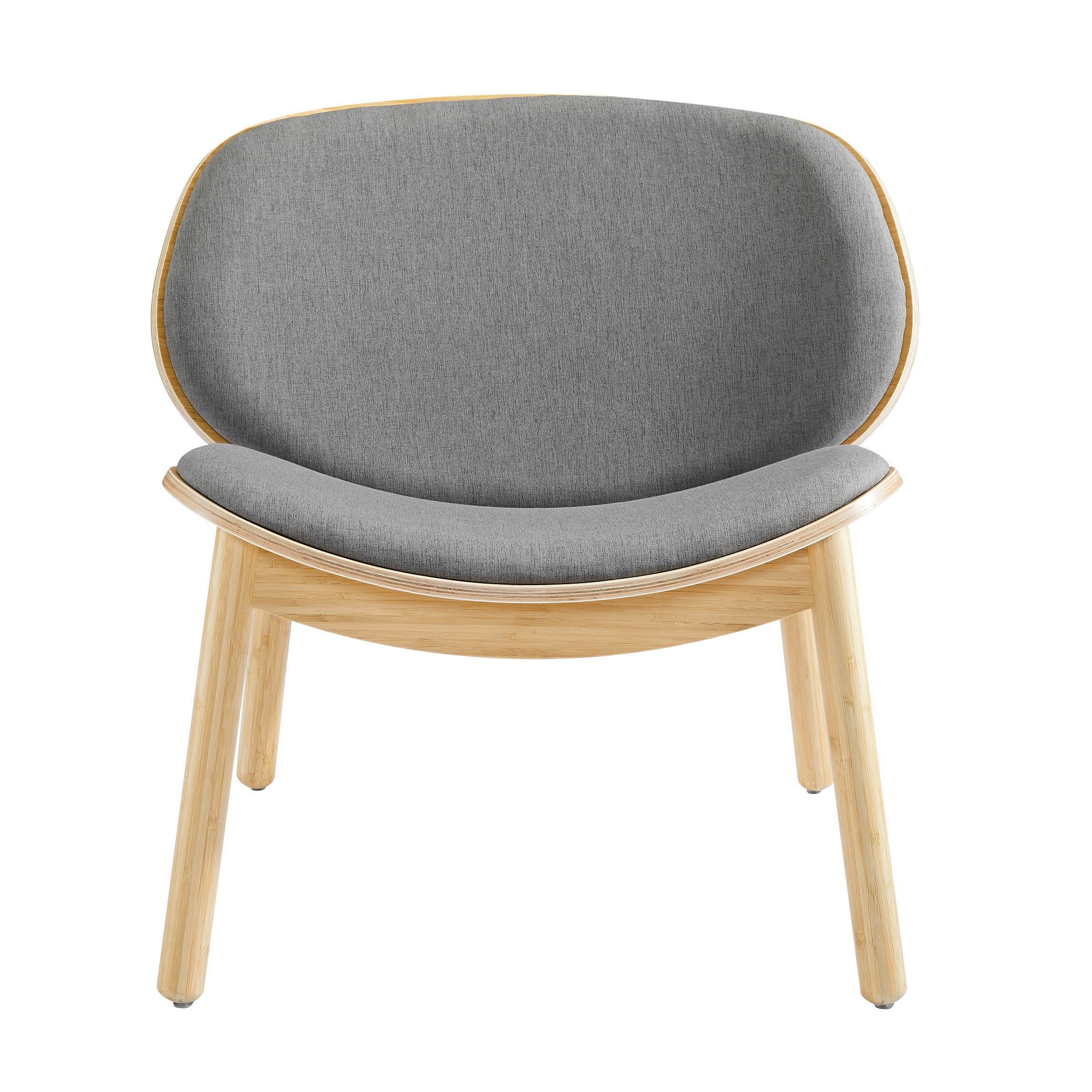 Greenington Danica Lounge Chair in Wheat Gray/Wheat Red