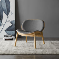 Greenington Danica Lounge Chair in Wheat Gray/Wheat Red