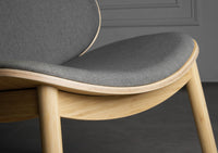 Greenington Danica Lounge Chair in Wheat Gray/Wheat Red