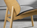Greenington Danica Lounge Chair in Wheat Gray/Wheat Red