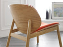 Greenington Danica Lounge Chair in Wheat Gray/Wheat Red