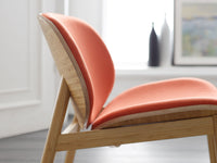 Greenington Danica Lounge Chair in Wheat Gray/Wheat Red