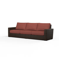 Sunset West Montecito Wicker Sofa with Cushion