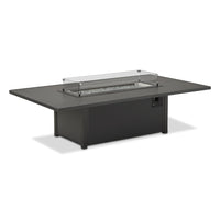 Telescope Casual 16" x 46" Rectangular Glass Surround For 48" x 84" Rectangular Fire Table