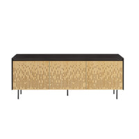 Greenington Hanna Sideboard In Caviar/Wheat