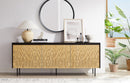 Greenington Hanna Sideboard In Caviar/Wheat