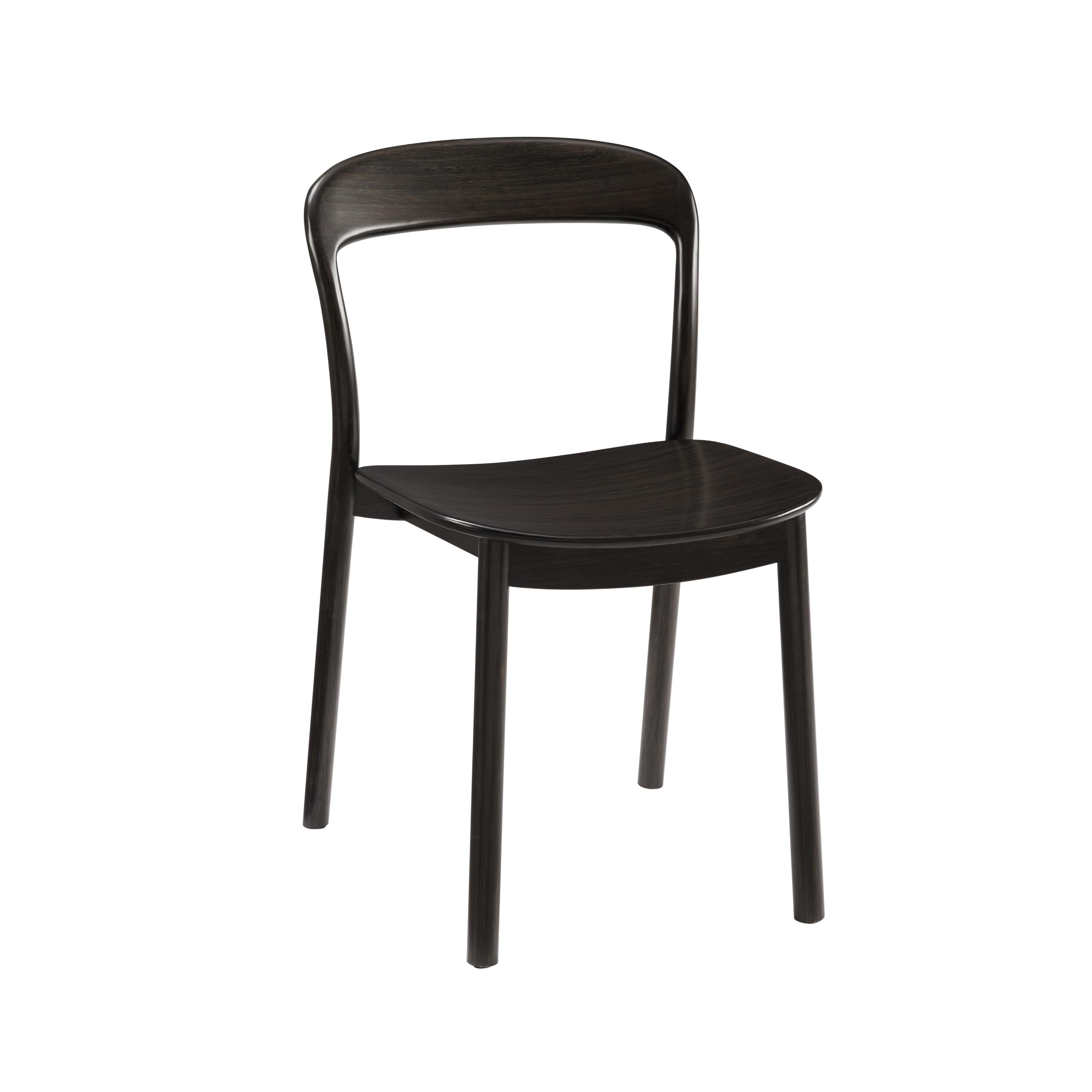 Greenington Hanna Chair Bamboo Seat In Caviar