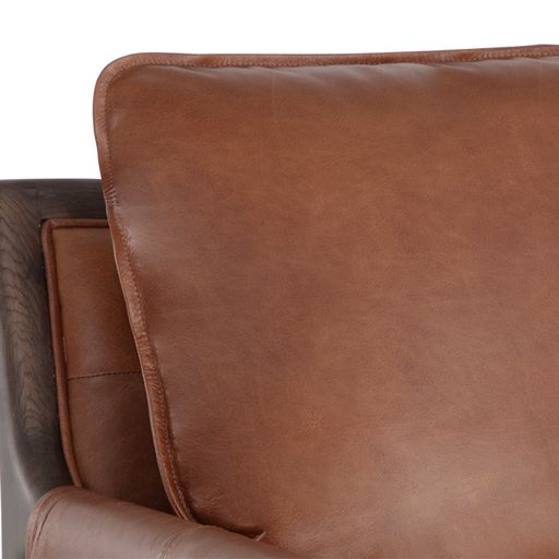 Sunpan Mauti Lounge Chair Brown - Shalimar Tobacco Leather