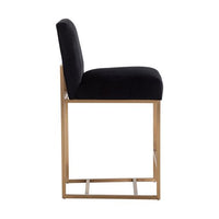 Sunpan Joyce Counter Stool Casablanca Stratus / Cube Black