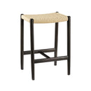 Greenington Leif Counter Height Stool In Caviar/Wheat