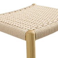 Greenington Leif Counter Height Stool In Caviar/Wheat