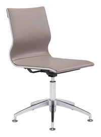 Zuo Modern Glider Conference Chair Taupe