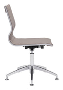 Zuo Modern Glider Conference Chair Taupe