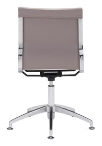 Zuo Modern Glider Conference Chair Taupe