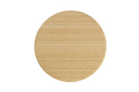 Greenington Luna 48” Round Table In Caviar/Wheat