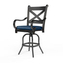 Sunset West Monterey Aluminum Barstool with Cushion