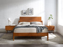 Greenington Monterey King Platform Bed - Amber / Wheat