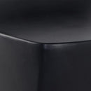 Sunpan Ledger Stool in Ash Grey Wood Look / Black / White