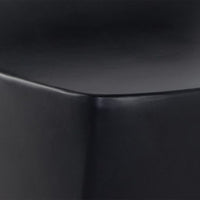 Sunpan Ledger Stool in Ash Grey Wood Look / Black / White