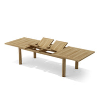 Anderson Teak 13-pc Chelsea Rectangular Double Extension Dining Table Set
