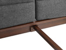 Greenington Park Avenue Queen Platform Bed with Fabric - Ruby