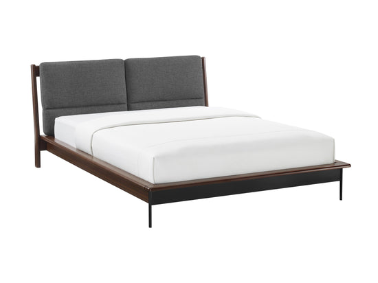 Greenington Park Avenue Queen Platform Bed with Fabric - Ruby
