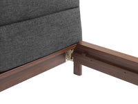 Greenington Park Avenue King Platform Bed with Fabric - Ruby