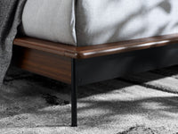 Greenington Park Avenue King Platform Bed with Fabric - Ruby
