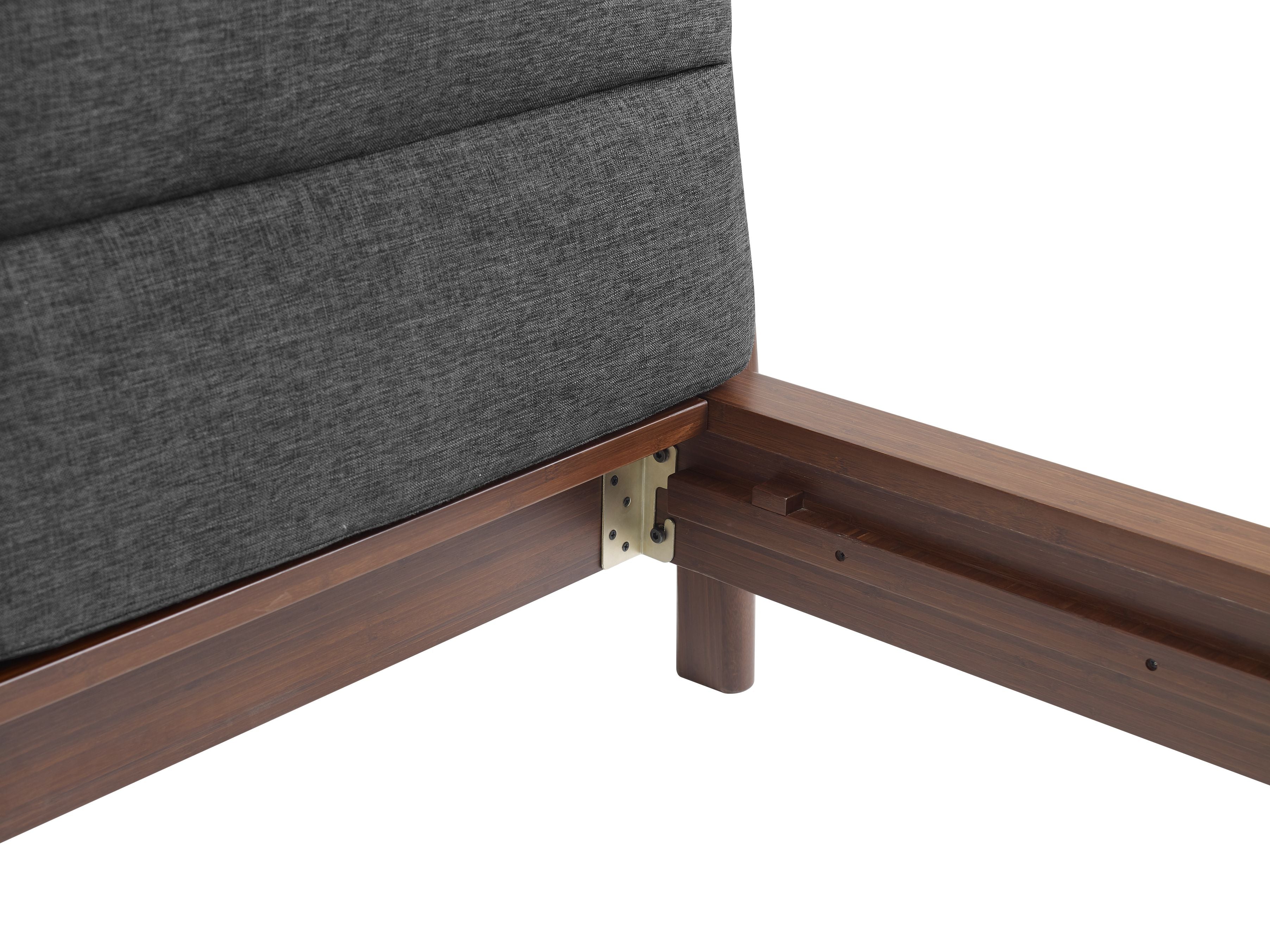 Greenington Park Avenue Cal King Platform Bed with Fabric - Ruby