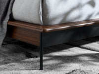 Greenington Park Avenue Cal King Platform Bed with Fabric - Ruby