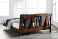 Greenington Park Avenue Cal King Platform Bed with Fabric - Ruby