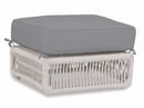 Sunset West Dana Rope Ottoman with Cushion