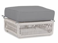 Sunset West Dana Rope Ottoman with Cushion