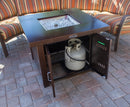 AZ Patio Heaters Outdoor Fire Pit in Hammered Bronze & Hammered Bronze /Stainless Steel