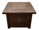 AZ Patio Heaters Outdoor Fire Pit in Hammered Bronze & Hammered Bronze /Stainless Steel