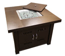 AZ Patio Heaters Outdoor Fire Pit in Hammered Bronze & Hammered Bronze /Stainless Steel
