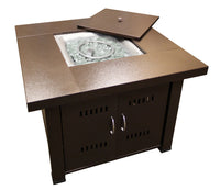 AZ Patio Heaters Outdoor Fire Pit in Hammered Bronze & Hammered Bronze /Stainless Steel