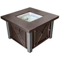 AZ Patio Heaters Outdoor Fire Pit in Hammered Bronze & Hammered Bronze /Stainless Steel