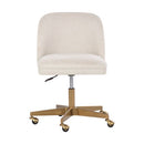 Sunpan Kenna Office Chair in Belfast Navy / Belfast Oatmeal