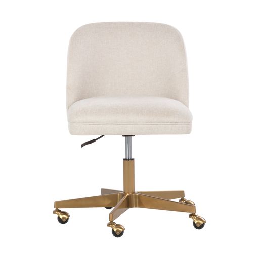 Sunpan Kenna Office Chair in Belfast Navy / Belfast Oatmeal