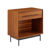 Greenington Taylor 28" 1 Drawer Nightstand In Amber